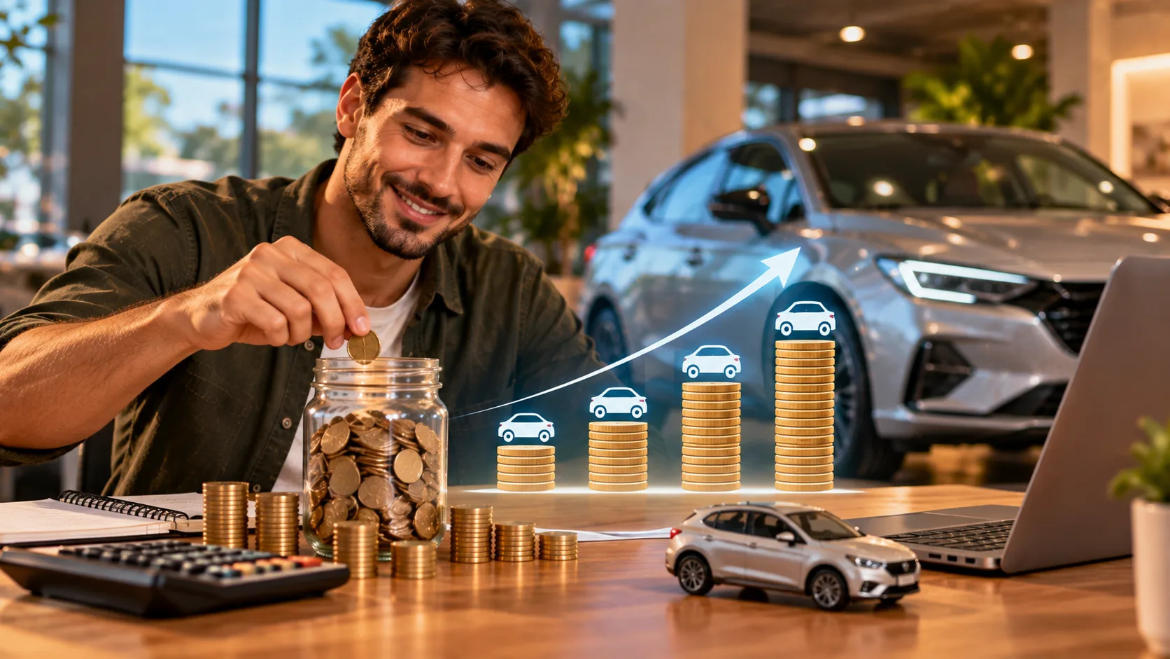 Juntar dinheiro para comprar carro: quanto guardar por mês para não financiar