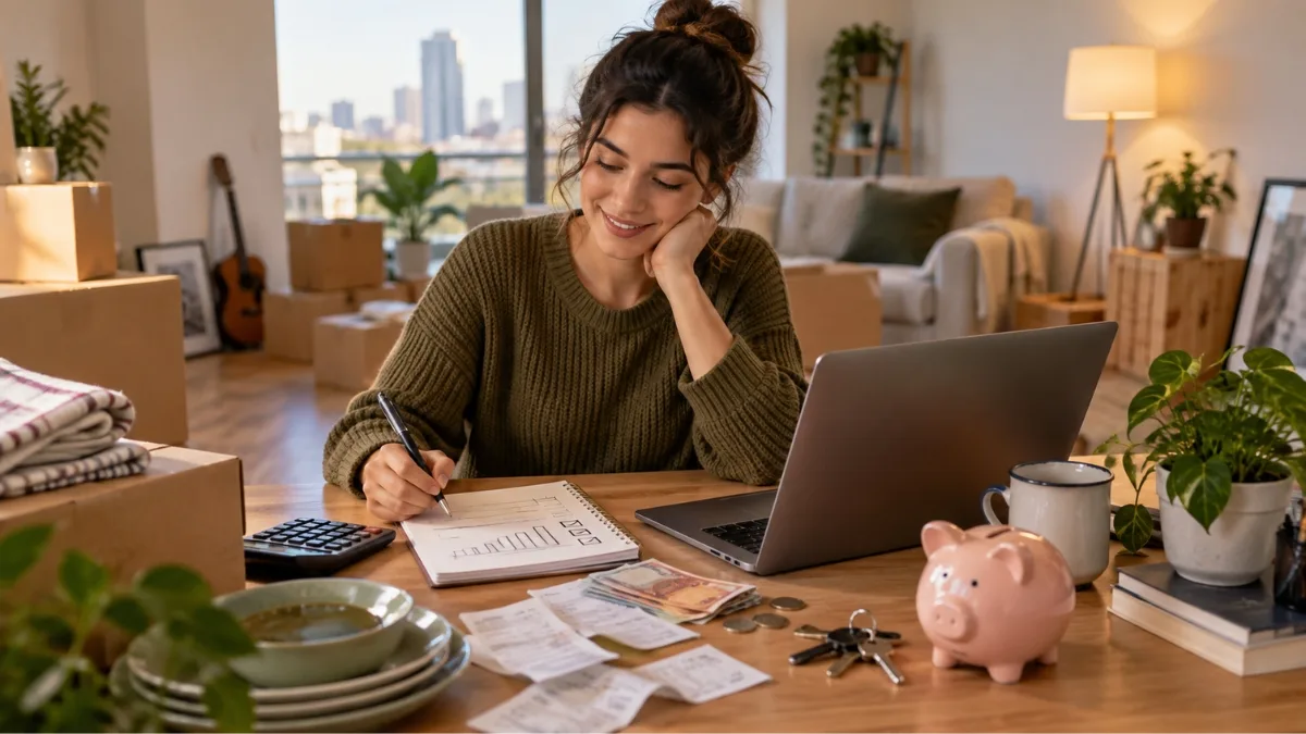 Planejamento financeiro para morar sozinho pela primeira vez
